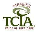 A membership badge from the Tree Care Industry Association