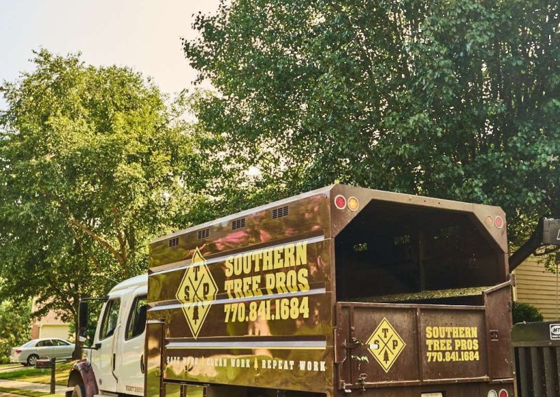 A successful tree service job in Milton, GA